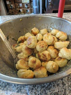 Making Garlic Knots