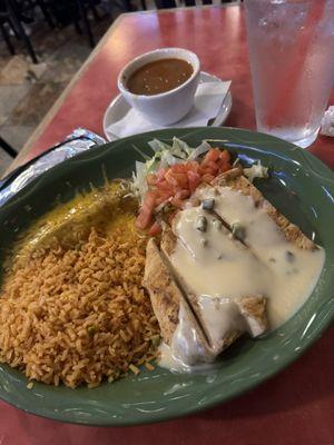 Chicharrones and Queso Blanco