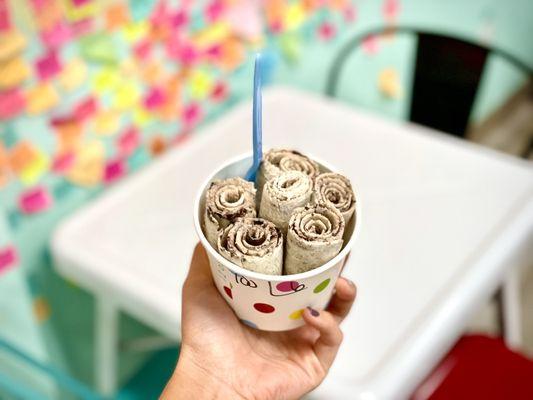 Mr. Puff's Hand-Rolled Ice Cream