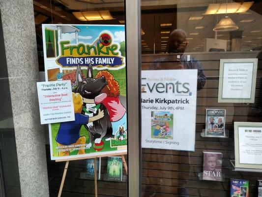 Frankiebooks in California book tour with Barnes & Noble