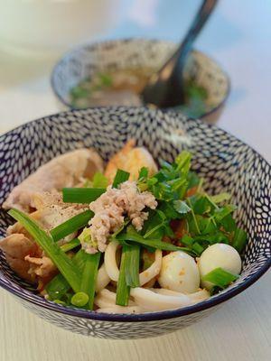 Phnom Penh noodle soup. We opted to order the broth to be separate from the other ingredients