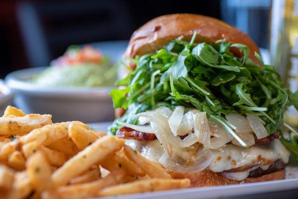 Bacon Arugula Burger