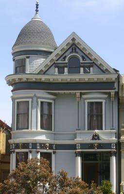 Alamo Square Victorian painted by Artisan Painting and Waterproofing