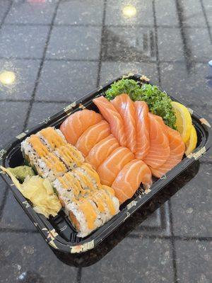 Very fresh Salmon Lover combo