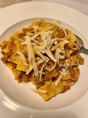 Paparadelle with wild boar ragu