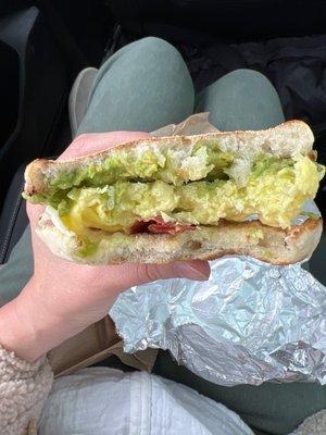 Bessie Breakfast sandwich, yummmm!