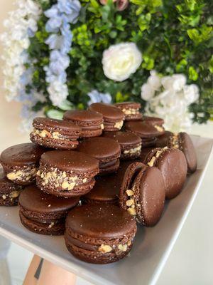 Ferrero Rocher macarons