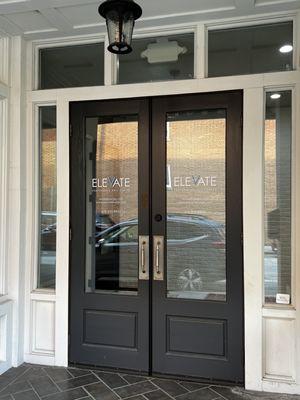 Elevate Performing Arts Center front entrance.