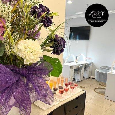 Give us a chance to take care of you. We promise you'll leave with beautiful nails and a smile.