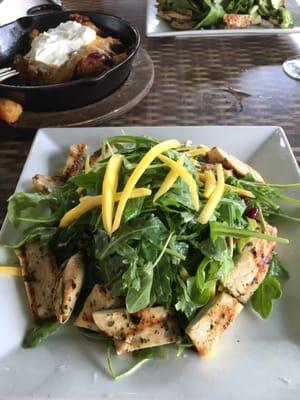 Baby Arugula Salad... No pickled fennel or pistachios :-)