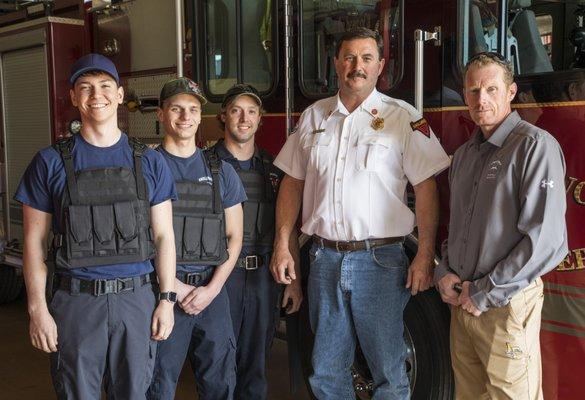 NSS Donating Bullet Proof Vests to Fire Department