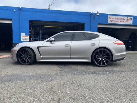 Panamera on Savini Wheels