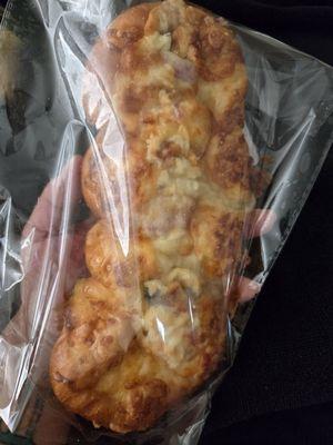 Mushroom Bacon Cheese Bread