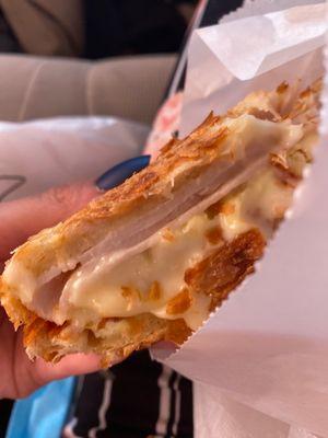 Turkey egg and cheese croissant