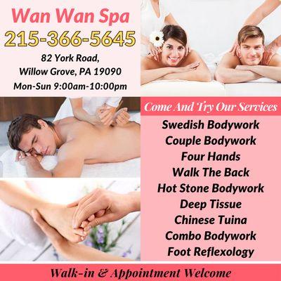 Walk-in & Appointment Welcome