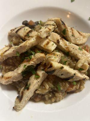 Risotto with chicken