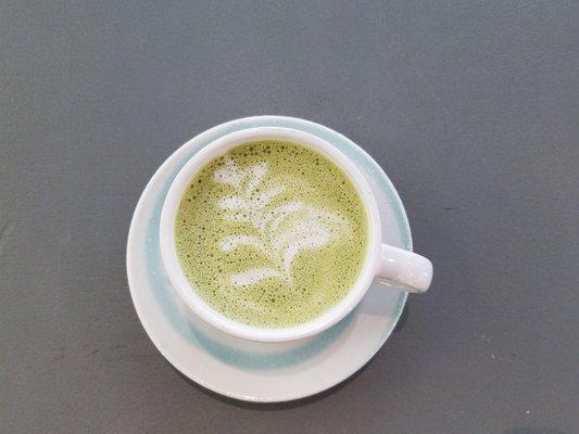 Matcha latte / $4.75