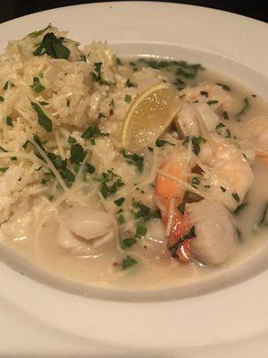 Scallop Shrimp Risotto