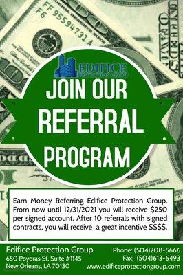 Join our Referral Program!!