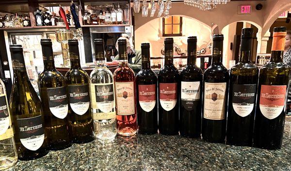 Our wines from Spain, available in house or to go.