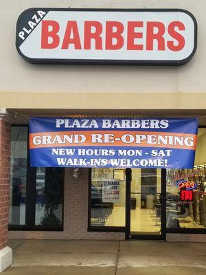 New Barbers, New Hours, All Walk-Ins Welcome.