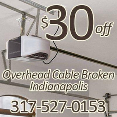 Overhead Cable Broken Indianapolis