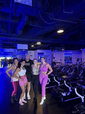 Instructors with Lagree Method founder, Sebastien Lagree!