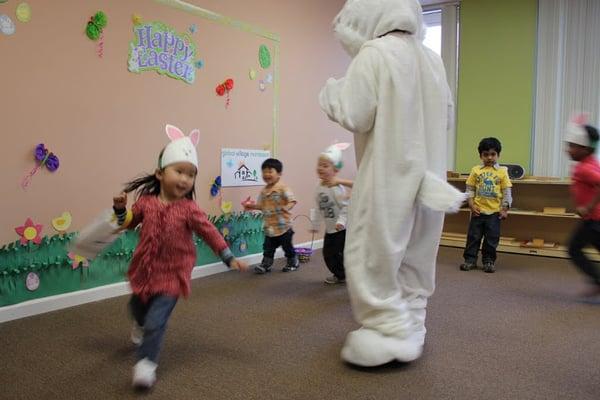 Bunny at the Easter party