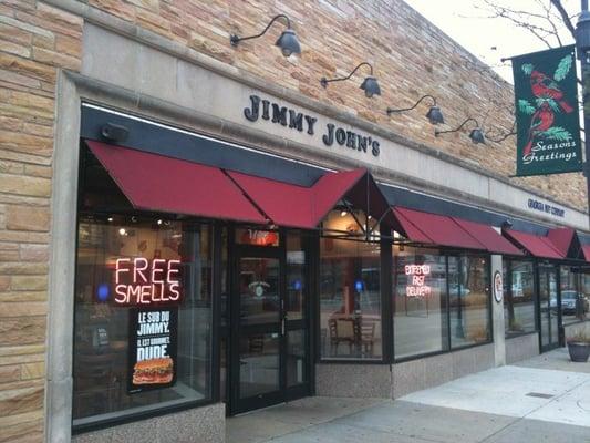 Jimmy Johns Front Entrance.