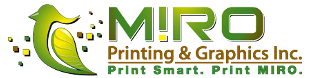 Miro Printing & Graphics, Inc. logo