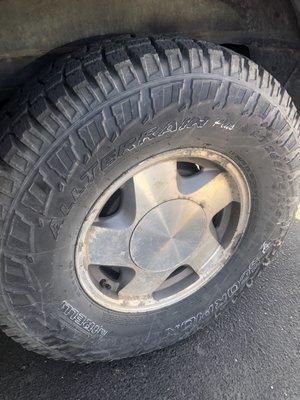 My new tire