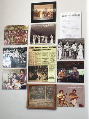 Historical wall in the Aiea studio