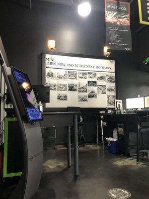 Inside the dealership