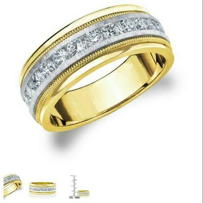 This is an online photo of my fiance's 1ct high quality clear diamond wedding band!