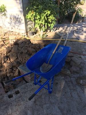 Well made products Miller Brand HD6 wheel barrow.