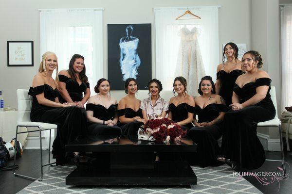 Bridal Party in our Guest Suites