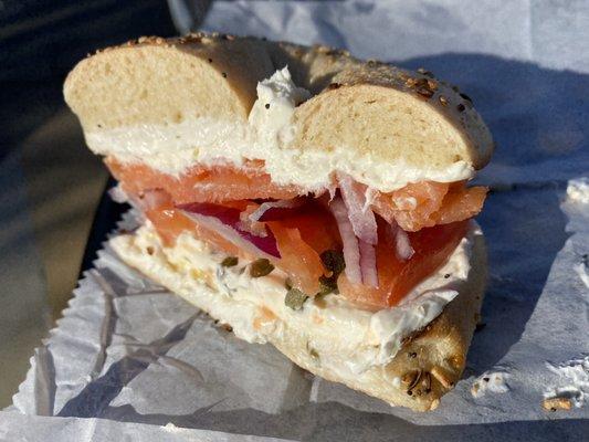 Lox bagel