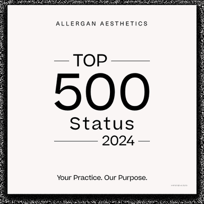 ZO Skin Centre® is an Allergan #top500 provider.