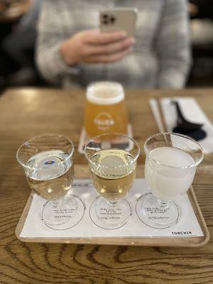 Sake flight, 7/10