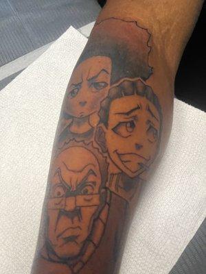 @1upPeezy came through with the dope ass boondocks piece