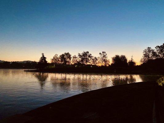 Lake at sunrise!