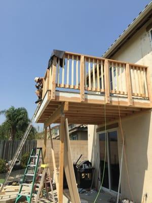 New deck Sierra Lakes Fontana