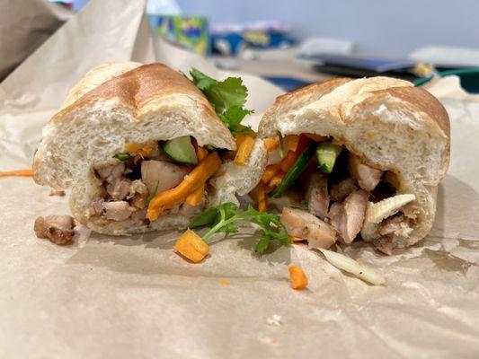 Classic Grilled Chicken Banh Mi