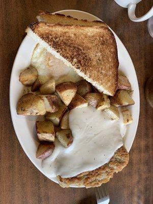 County fried steak.