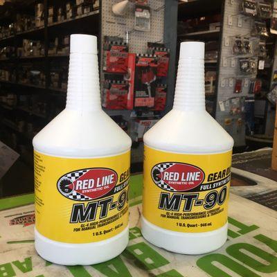 Red line gear oil! Same price as online too!