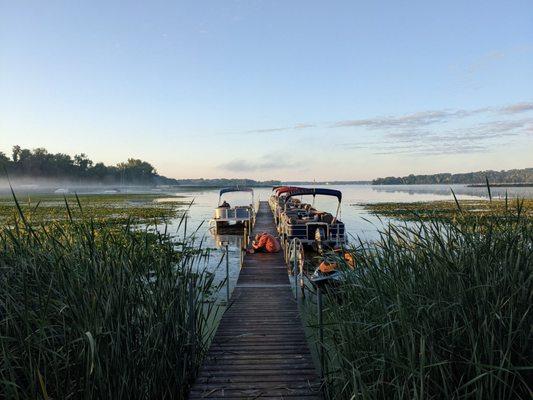 Pontoons on Bald Eagle