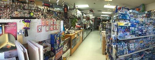 Inside the shop