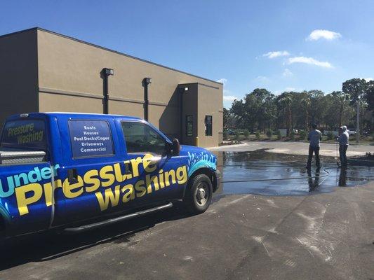 Parking Lot Cleaning