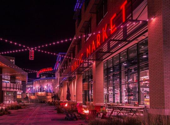 Exterior of the Lenexa Public Market.