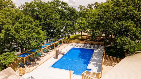 Lakeside Pool with Slide